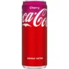 Boisson Coca-Cola Cherry goût cerise canette 33cl