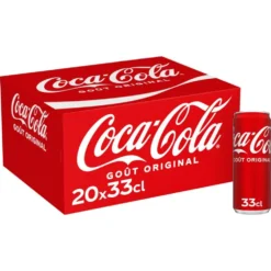 Boisson Coca-Cola Original Pack de 20 canettes 33cl