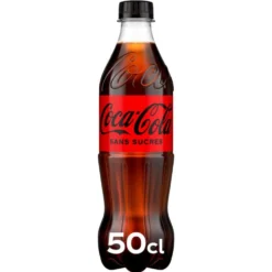 Boisson Coca-Cola sans sucres bouteille 50cl
