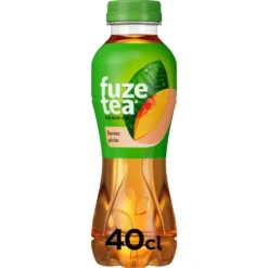 Boisson Fuze Tea thé noir glacé pêche bouteille 40cl