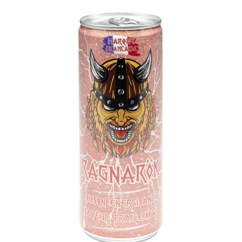Boisson énergisante fraise kiwi Ragnarock 250ml