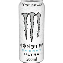 Boisson énergisante Monster Energy Ultra Zéro sans sucre canette 50cl