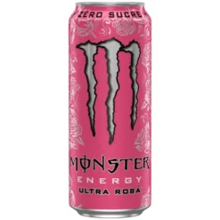 Boisson énergisante Monster Energy Ultra Rosa sans sucres canette 50cl