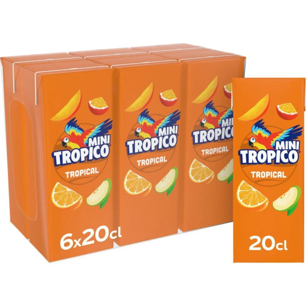 Boisson Tropico tropical Pack de 6 briques 20cl
