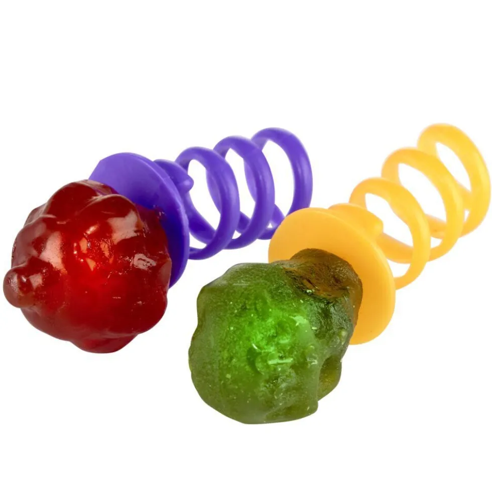 Bonbon Halloween Jumpy Pops spirale sucette de doigt 14 pièces 160gr