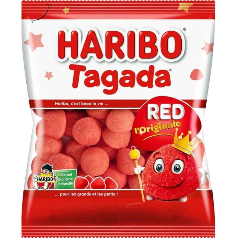 Bonbon à la fraise Tagada HARIBO 120gr