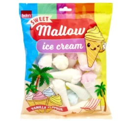 Bonbon marshmallow cornet de glace vanille 135gr