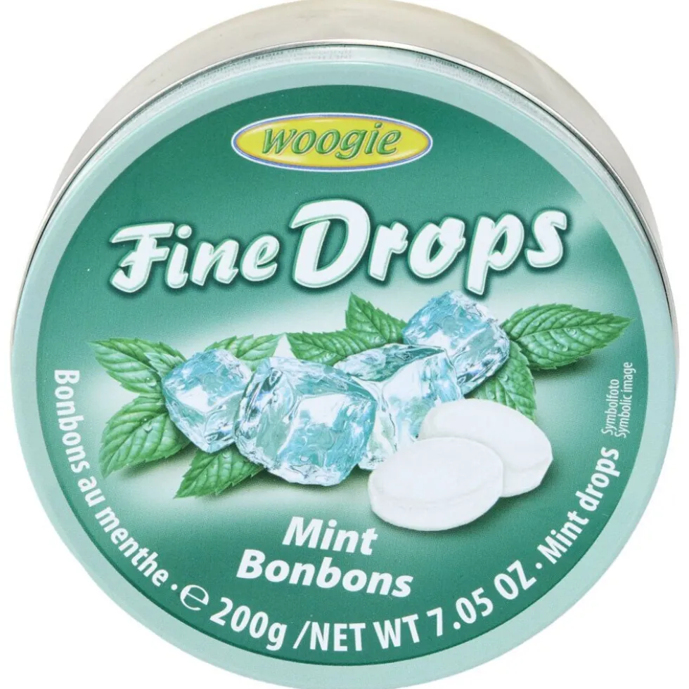 Bonbons durs pastilles goût menthe 200gr
