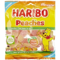Bonbons Haribo Peaches goût pêche