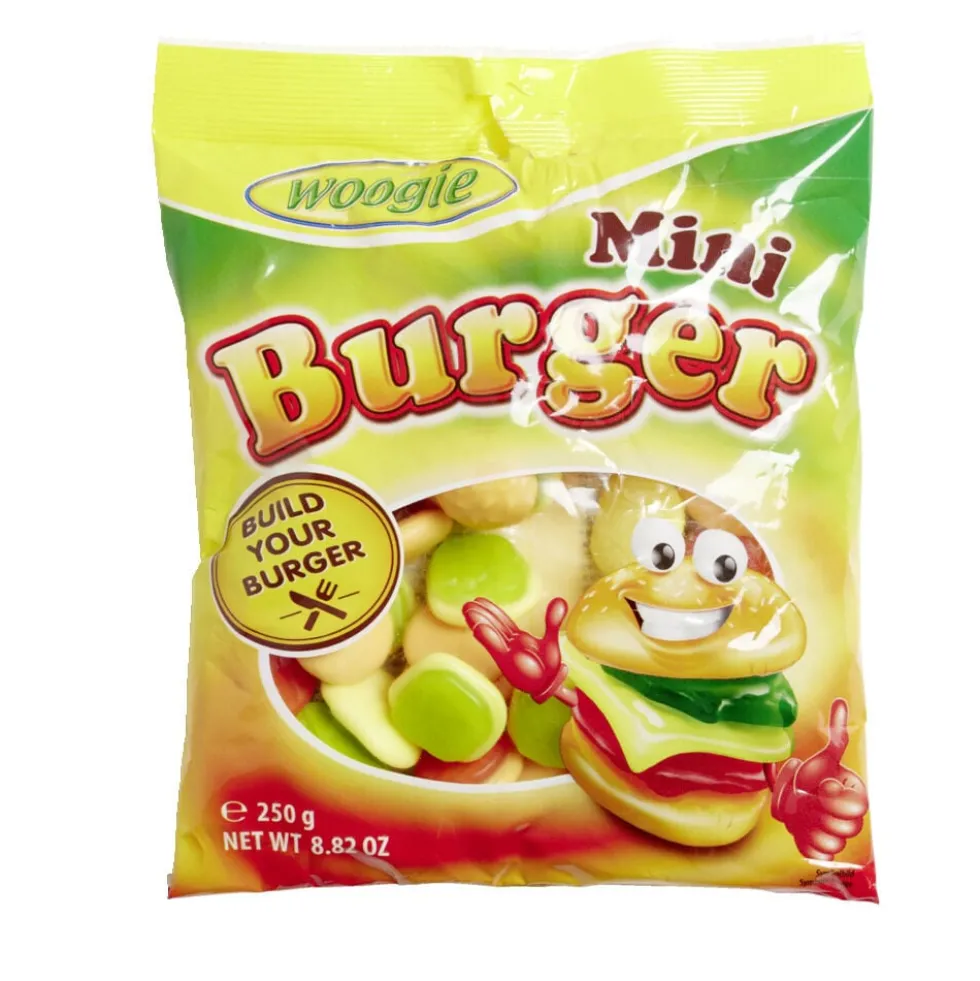 Bonbons mini burger - Sachet de 250gr