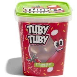 Bonbons tubes Tuby Tuby fraise ou framboise 220g