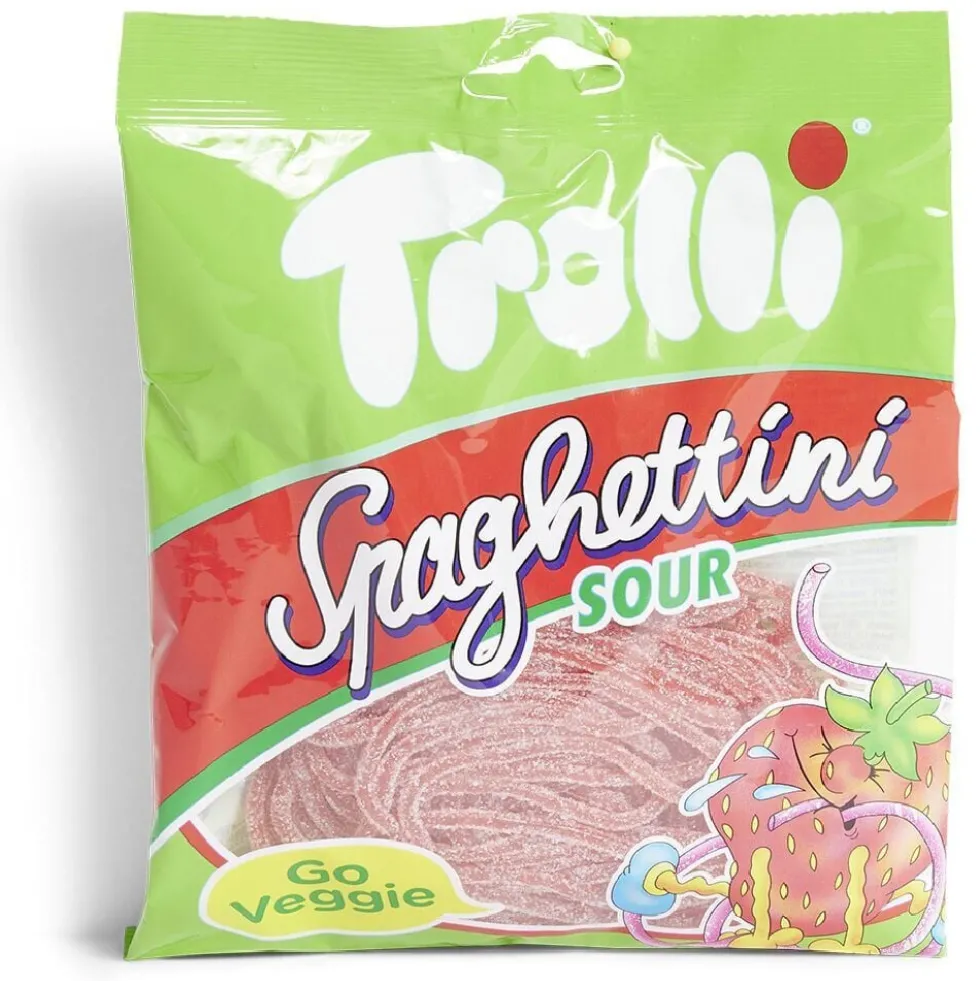 Bonbon Trolli spaghettini fraise 100g