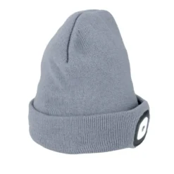 Bonnet avec lampe frontale LED intégrée (2 modèles)