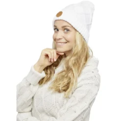 Bonnet à pompon amovible x3