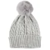 Bonnet à pompon laine Mohair