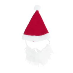 Bonnet pour chien Père Noël L17xH13cm