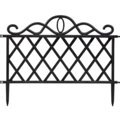 Bordure de jardin noire x5