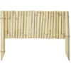 Bordure en bambou à planter naturel