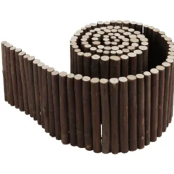 Bordure en osier marron