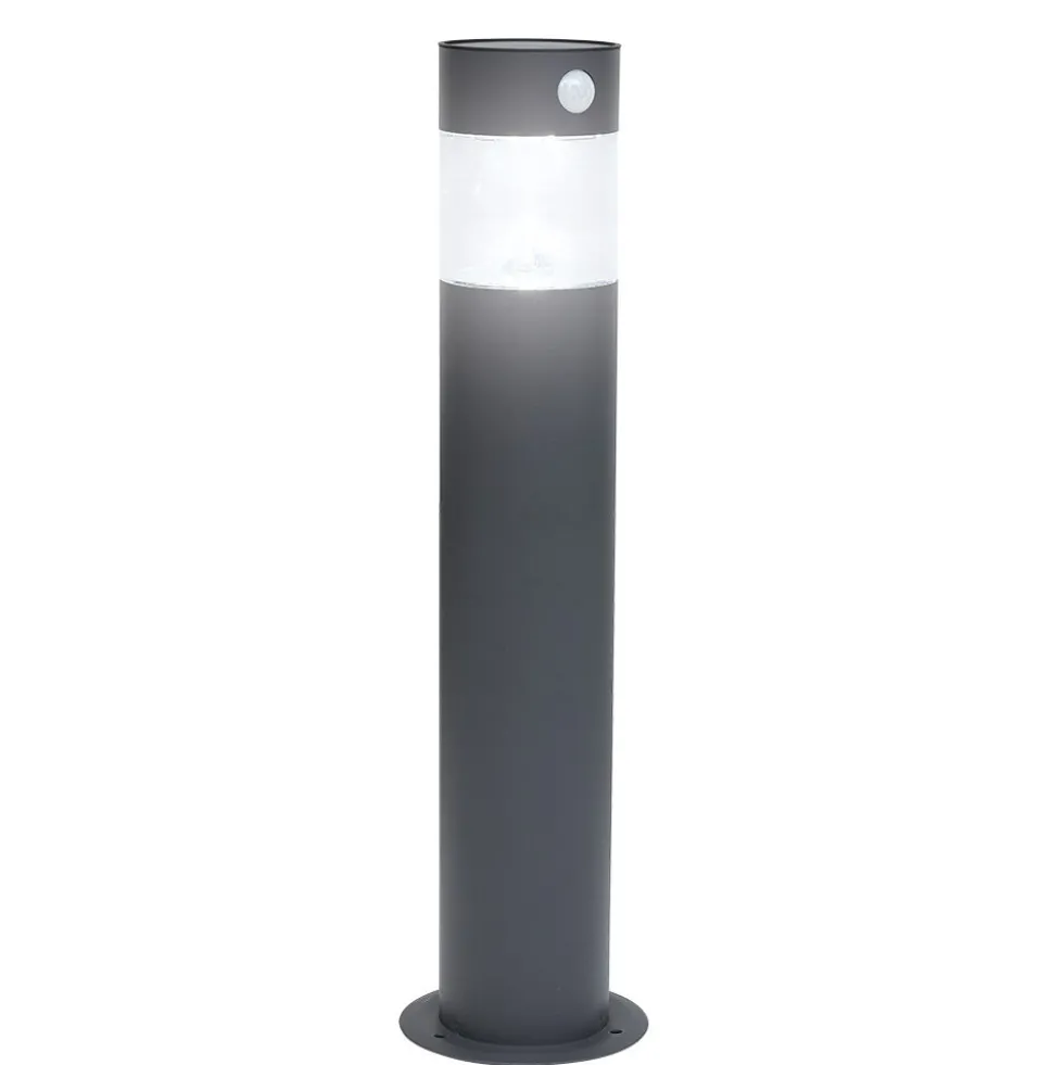 Borne d'éclairage solaire LED potelet Ø13,2xH51,5cm