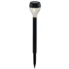 Borne solaire à planter x8 noir Ø5xH32,5cm