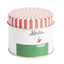 Boîte alimentaire the Nutcracker acier rouge blanc et vert Ø7,3xH6cm