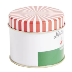 Boîte alimentaire the Nutcracker acier rouge blanc et vert Ø7,3xH6cm