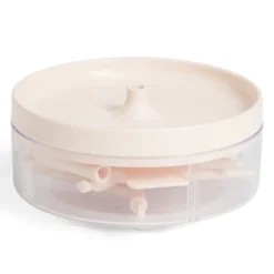 Boîte à bijoux avec porte bijoux Ø13,6xH35cm