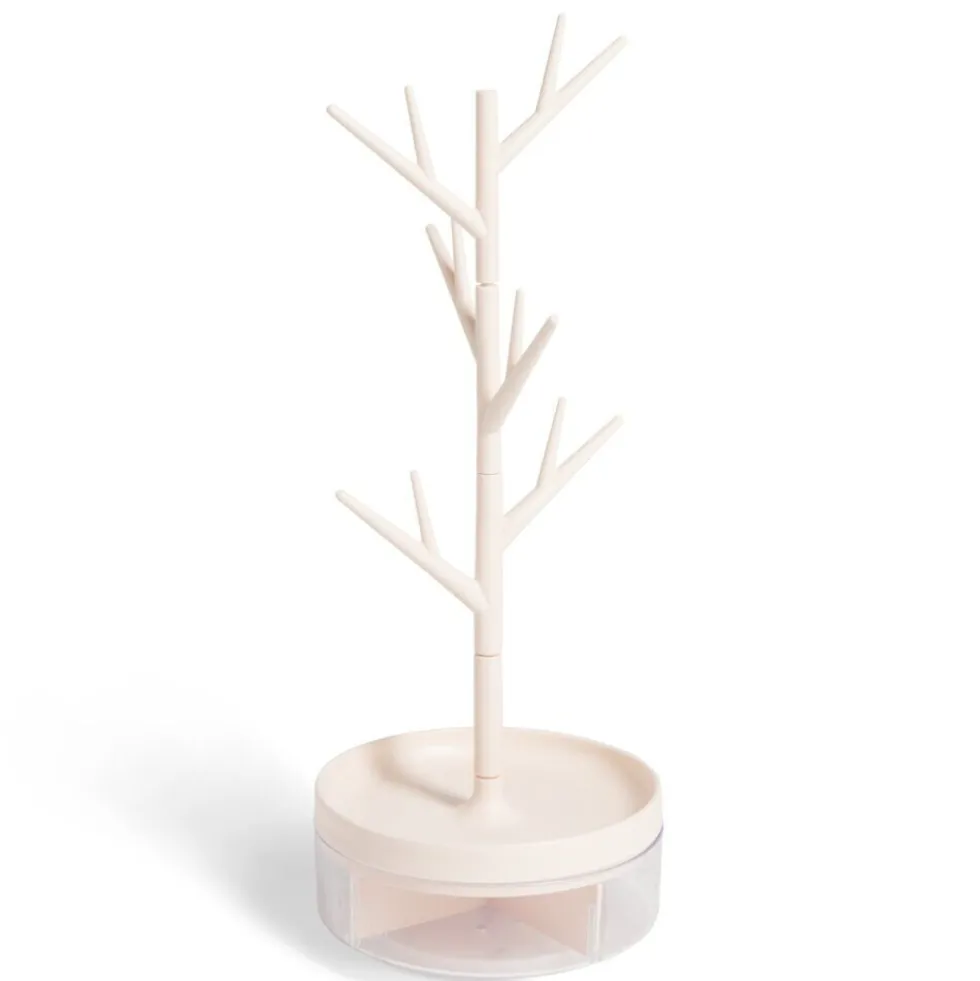 Boîte à bijoux avec porte bijoux Ø13,6xH35cm