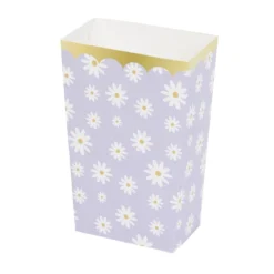 Boîte à bonbons motif fleur thème fée x4
