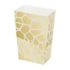 Boîte à bonbons motif tacheté girafe thème sauvage x4