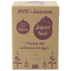 Boîte cadeau surprise déco bougie roses éternelles