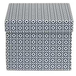 Boîte carton décorée 13x10xH13cm - 2 modèles