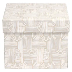 Boîte carton décorée 15x12xH15cm - 2 modèles