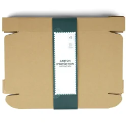Boîte carton d'expédition marron x5 format 30x20xH5cm