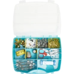 Boîte compartiments 10 cases 19x15xH4cm