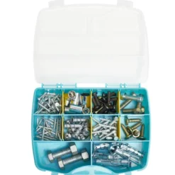 Boîte compartiments 10 cases 19x15xH4cm