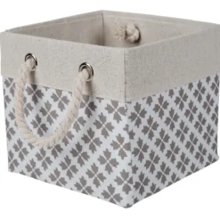 Boîte déco en tissu