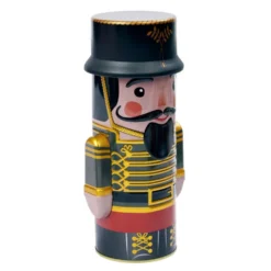 Boîte décorative Noël soldat Casse Noisette métal vert H8,5cm
