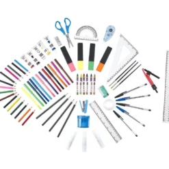 Boîte de fournitures scolaires - School box 70 pièces