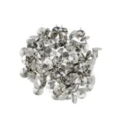 Boîte de 100 punaises métal gris
