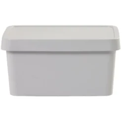 Boîte de rangement avec couvercle grise 3,6 L