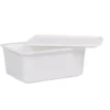 Boîte de rangement 6 L blanc