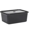 Boîte de rangement 6 L noir
