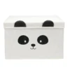 Boîte de rangement tissu motif panda 40x30xH25cm