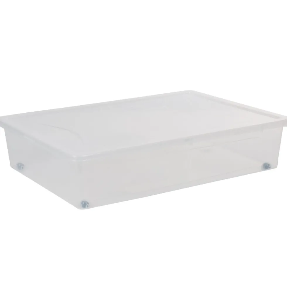 Boîte de rangement transparente 55 L