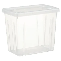 Boîte de rangement transparente avec couvercle 8,8L