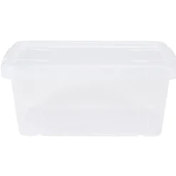 Boîte de rangement transparente avec couvercle 4,4L
