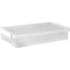 Boîte de rangement transparente A4 fermeture clip 4L