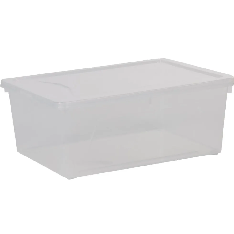 Boîte de rangement transparente 10 L